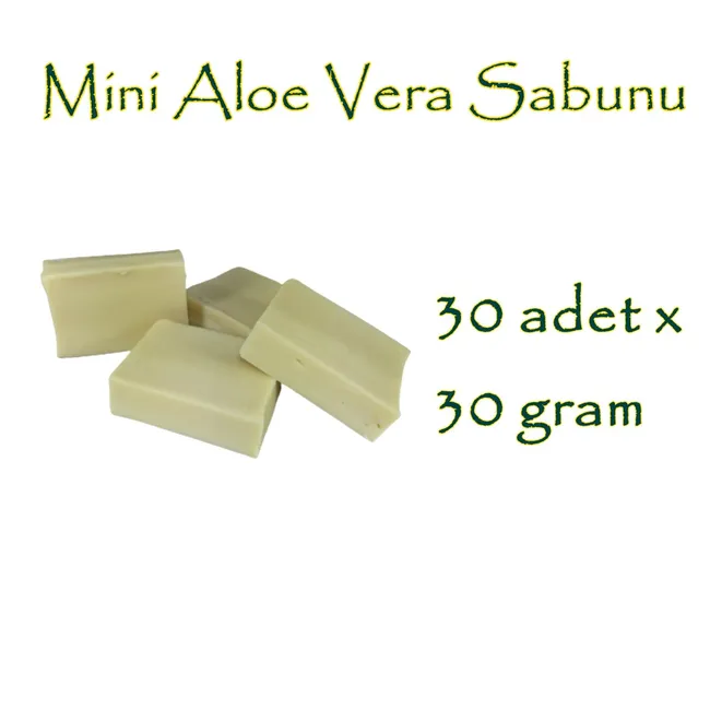 Mini Aloe Vera Sabunu 30 Adet