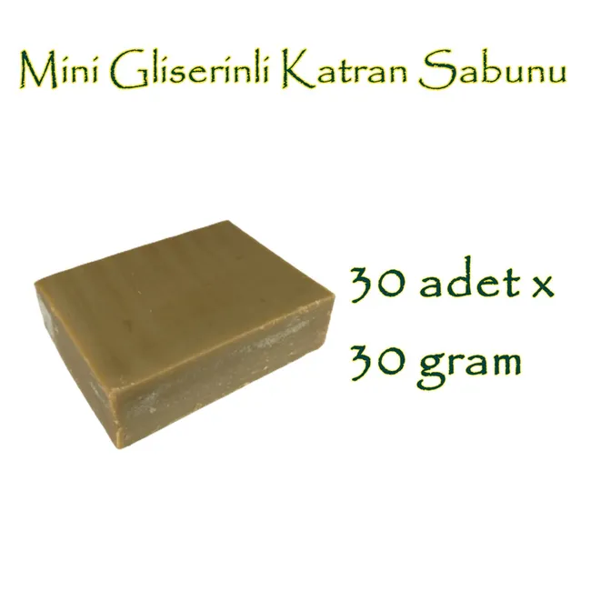 Mini Gliserinli Katran Sabunu 30 Adet