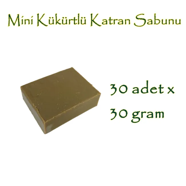 Mini Kükürtlü Katran Sabunu 30 Adet