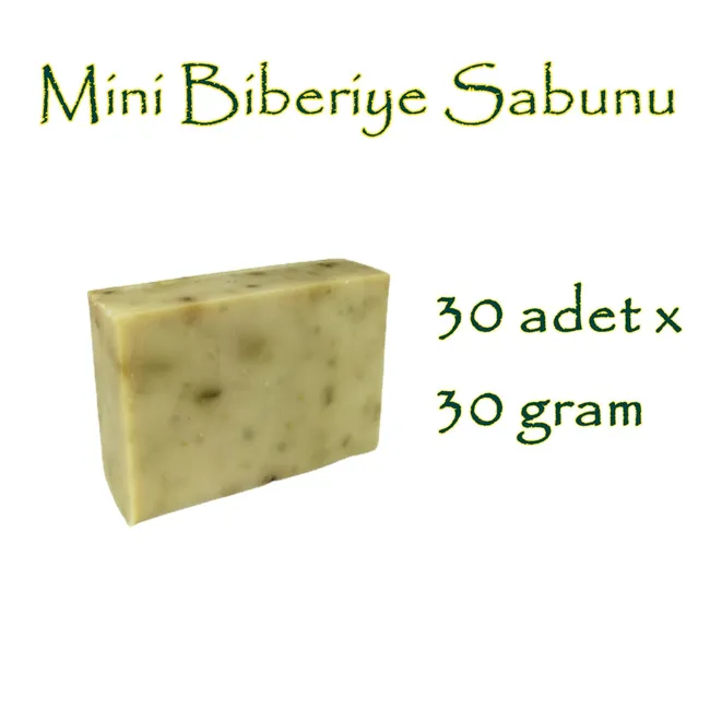 Mini Biberiye Sabunu 30 Adet