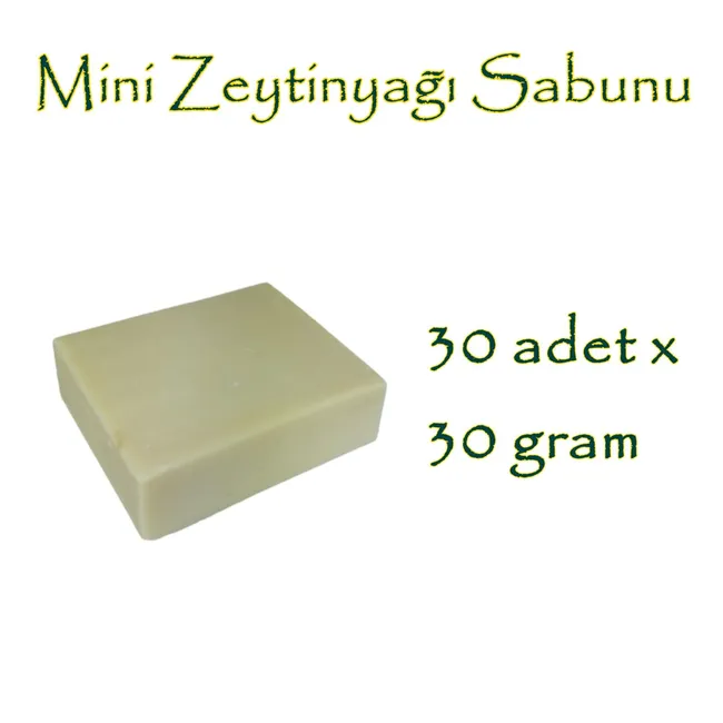 Mini Zeytinyağı Sabunu 30 Adet