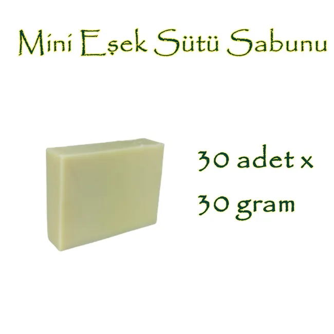 Mini Eşek Sütü Sabunu 30 Adet