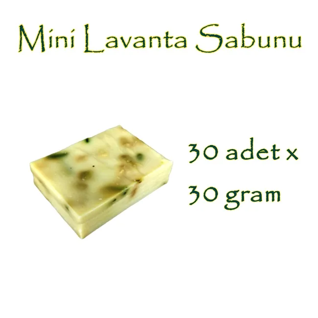 Mini Lavanta Sabunu 30 Adet