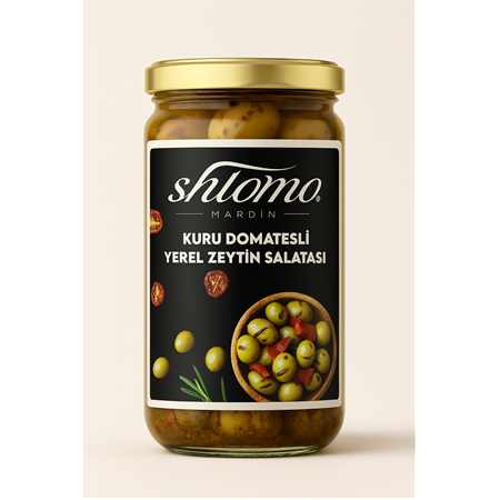 Kuru Domatesli Yeşil Zeytin