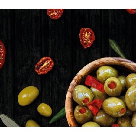 Kuru Domatesli Yeşil Zeytin