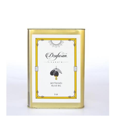 Dzafaran Soğuk Sıkım Doğal Sızma Zeytinyağı 3 L